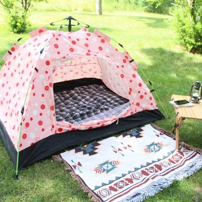 China Extended Type Permanent Camping Tent Set Kids Tent Play Tunnel For Kids Outdoor/Indoor Play Qz Tent Wind Shade for sale