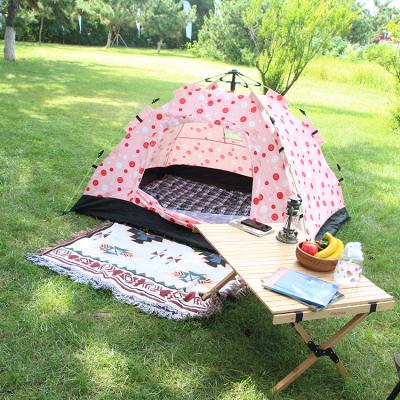 China UV-Resistant Eco Cottage UV-Resistant High Grade Tent Accessories Set Camping Tent Automatic Camping Tent Noise for sale