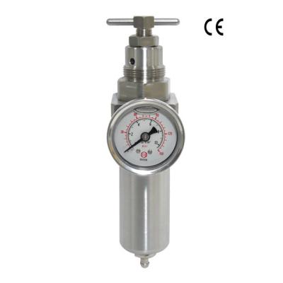 China Miniature Factory Stainless Steel Filter Regulator FRL Combination 1/4