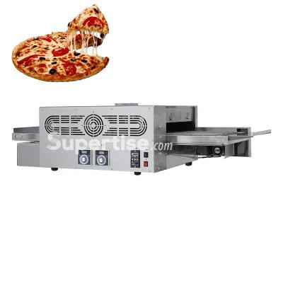 China High Efficiency Easy Operation 20 Inch Commercial High Efficient Countertop Conveyor Belt Gas Electric Pizza Oven Maker For Restaurant Hotel Buffet for sale