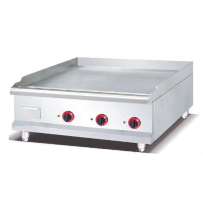 China Heavy Duty Stainless Steel Gas Griddle With Gas Safety Valve 900*660*480mm for sale