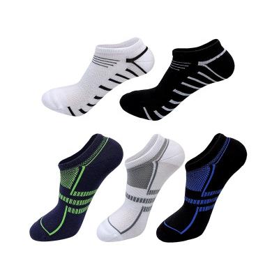 China Custom Made Sporty Outdoor Sporty Mens Cotton Ankle Socks Viable for sale