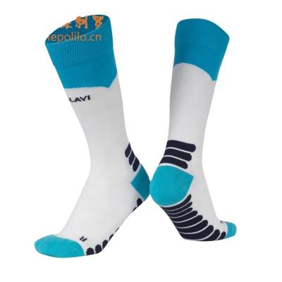 China Breathable Wholesales Design Terry Socks Soccer China Socks Custom Logo for sale