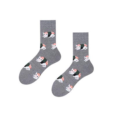 China OEM Design Men Cotton Casual Socks QUICK DRY Custom Plain Funny Dress Socks for sale