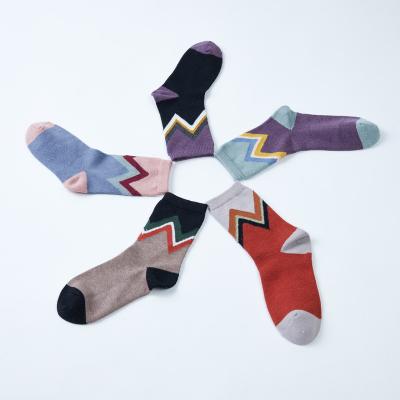 China OEM Cute QUICK DRY Comfy Novelty Cotton Tube Socks Women High Quality Cotton Socks for sale