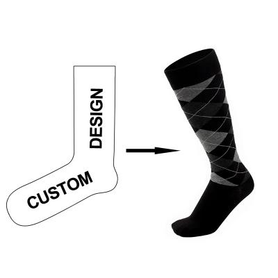 China Women Designer Cotton Slouch Socks Custom Made Thin QUICK DRY Knee High Long Socks for sale