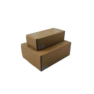 China Recycled Materials Logo Printed Customized Corrugated Kraft Paper Box Eco - Friendly Colorful Printed Folding Recycled Kraft Paper Box for sale