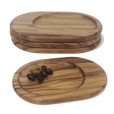 China Home Wholesale Custom High Quality Wooden Food Tray Hotel Restaurant Natural Wooden Tray for sale