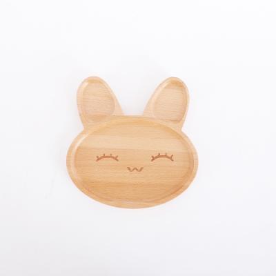 China Wholesale Customized Shape Wholesale Customized Cute Children's Wooden Tray Hotel Home Restaurant Food Dinner Tray for sale