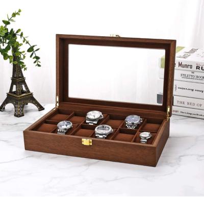 China Wooden Watch Box Watch Jewelry Storage Box Top Watch Storage Display Box Watch Packaging Watch Box for sale