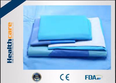 China SMMS EO Sterile General Surgery Drape Disposable Surgical Packs With OP Tape for sale