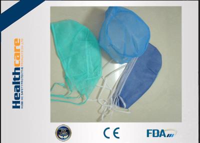 Cina Cappuccio blu di SMS OT del cappuccio capo eliminabile variopinto con o senza il picco con elastico in parte posteriore in vendita