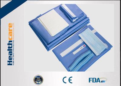 China Blue Caesarean Section Set Custom Procedure Packs With EO And ISO / CE for sale