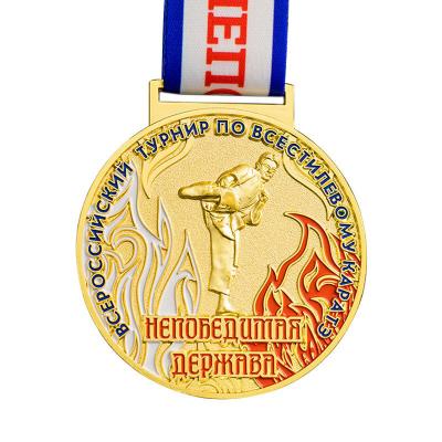 China Health Care Institute Manufacturer Supplies MEDALS Marathon Taekwondo Games Stock Metal MEDALS Painted Enamel MEDALS for sale