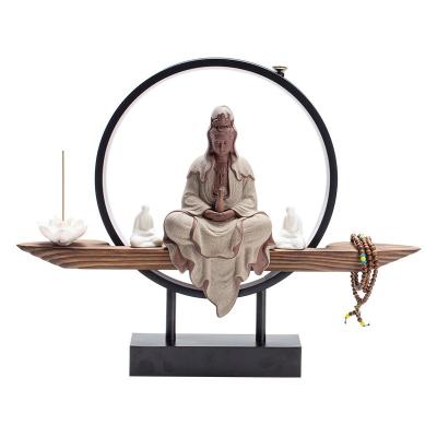 China Europe Zen Goddess house of MERCY Buddha lamp circle, ornaments, Avalokitesvara ceramic town, incense, porch, decorative arts and craft for sale