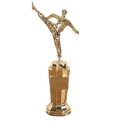 China Health Care Institute High Quantity Metal Sports Goddess Basketball Ping Pong Gymnastics Thumb Flower Sparkle Music Trophy for sale