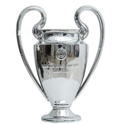 China Health Care Institutes Champions League Trophy Football League Engraved Souvenir World Fans Supply Manufacturers for sale