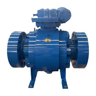 China General Metal Seated Trunnion Mounted Ball Valve for sale