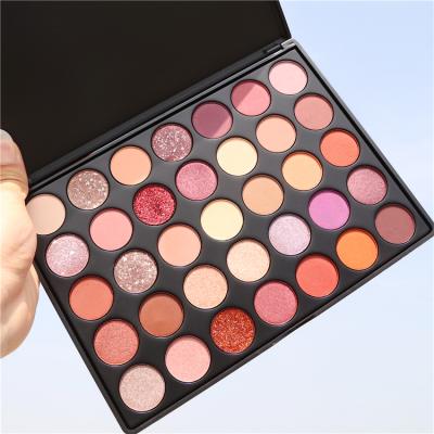 China NE088 Wholesale Cosmetics Eyeshadow Palette Best Pro Makeup Dye Palette Private Label Eyeshadow Waterproof for sale