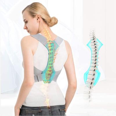 China Wholesale Adjustable Breathable Back Support Brace Posture Corrector 2020 New Adult Unisex Design for sale