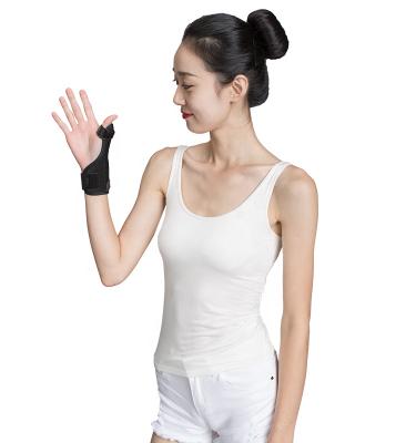 China Carpal Tunnel Syndrome Black Adjustable Neoprene Sports Hand Wrist Support / Brace Thumb Splint for sale