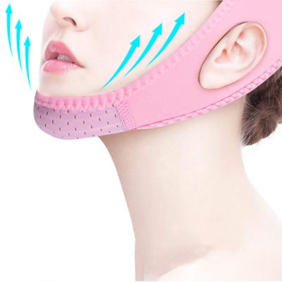 China Neoprene Facial Slimming Strap, Painless Face Lifting Belt, Double Chin Reducer, V Line Lifting Chin Strap for Women Men Eliminates for sale