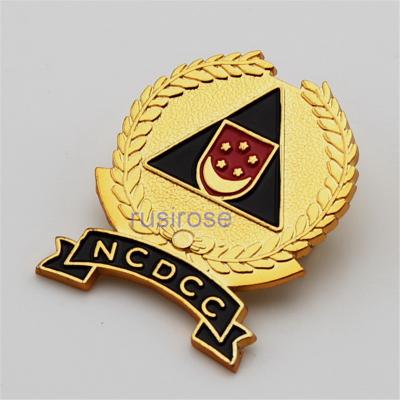 China Corporate LOGO brooch custom, custom corporate LOGO badge, suit collar custom, high-grade badge for sale