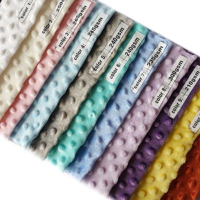 China Anti-static Popular Custom Super Fleece Solid Color Stitch Soft Blanket Minky Blanket For Newborn Baby for sale