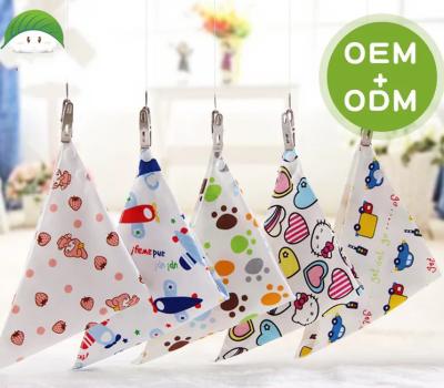 China Factory Wholesale Antibacterial Organic Cotton Bandana Drool Bib Baby Bandana Drool Bibs for sale