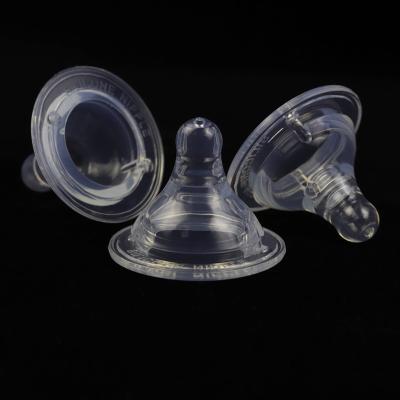 China 100% Food Grade BPA Free Silicone Baby Nipple Baby Feeding Bottle Medical Nipples for sale