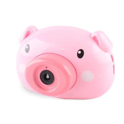 China 2020 New Hot Selling Plastic Pig Bubble Camera Toys 2020 Outdoor Kids Bubble Toys for sale