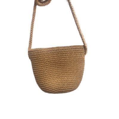 China Others Wholesale Custom Straw Bag For Baby Kids Girls Cute Colorful Woven Door Bags for sale