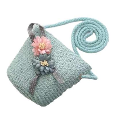 China arming & Custom Wholesale Custom Disarm Straw Bag Custom Beach For Baby Kids Girls Cute Colorful Woven Door Bags Making for sale