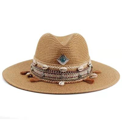 China Custom Wholesale Custom Hat Unisex Cool Cowboy Sun Hat Men Character Fashion Straw Hat Outdoor Manufacturing for sale