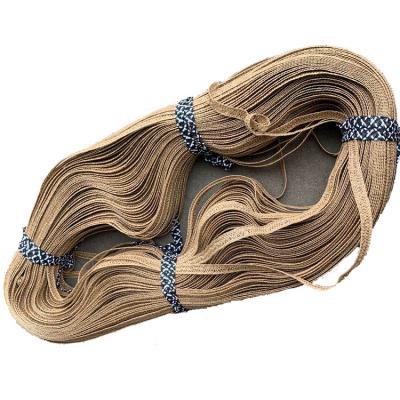 China Paper Straw Hat Stripe Braid Weave Auxiliary Material Yarn for sale