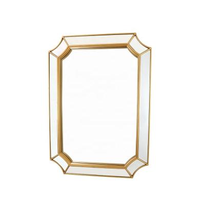 China Handmade Hot Selling Decorative Wall Mirror For Bathroom/Living Room/Hotel Use Wall Mounted Mirror for sale