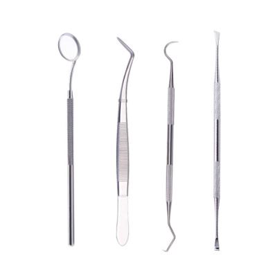 China Stainless Steel Best Price Complete Hygiene Kit Deep Cleaning Scaler Teeth Dental Care Set Dental Examining Kit for sale