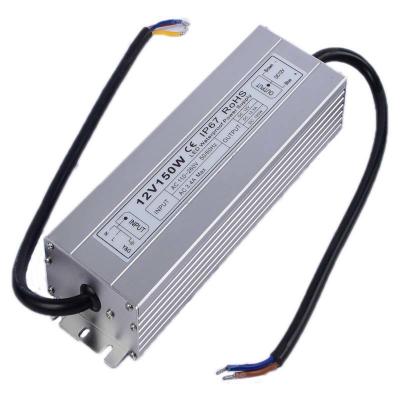 China 24v 150w Slim waterproof power supply IP67 LED transformer Adapter for LED Light for sale