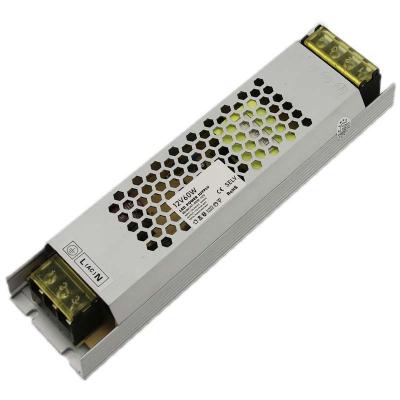 China 12v 60w Ultra Slim led ac power supply IP20 LED transformer Adapter for LED Light for sale