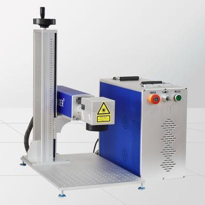 China Laser marking Wuhan best 20w 30w laser metal engraver fiber marking machine with CE approval for sale