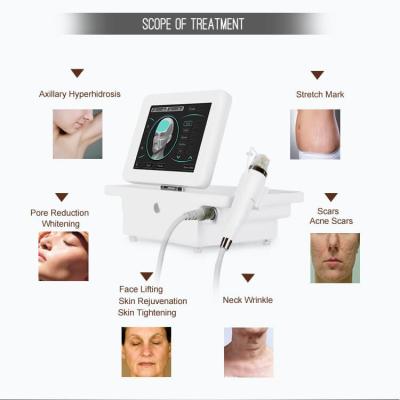 China Beauty Fractional Microneedle RF Rejuvenecimiento que aprieta el equipo portátil en venta