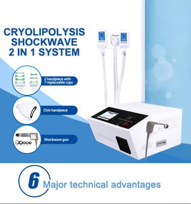 中国 機械を細くする1痛みの軽減Cryolipolysisに付き衝撃波2 販売のため