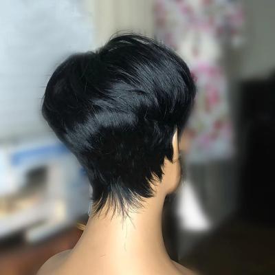 China Regular Wave Short Pixie Cut Wigs Lace Front Wigs Hair For Woman Virgin Hair Glueless Brazilian Short Bob Wigs for sale