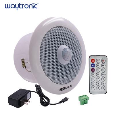 China Mini Ceiling PIR Infrared Motion Sensor Detector Sound Welcome Alarm for Store Shop Bank for sale