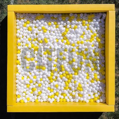 China Custom PVC Color Square Soft Ball Pit For Pary Rental for sale