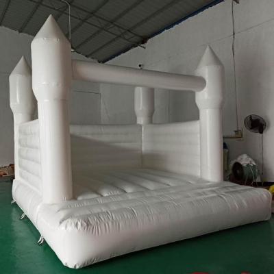 China White PVC Inflatable Bounce House For Rental BH-001C for sale