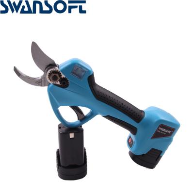 China Swansoft 32mm cordless 16.8V 2.5Ah Garden Pruning Shear for Plant 3.2CM Electric Rechargeable Fruit Branch Scissors for sale