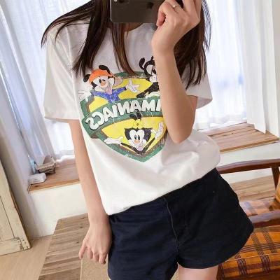 China Anti-pilling factory sales price cheap high quality woman short sleeve t-shirts for sale