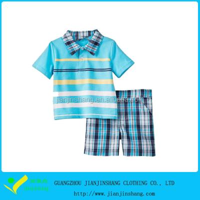 China Anti-pilling New Designed Scratched Sublimation Kids Polyester Spandex Golf Outfits for sale