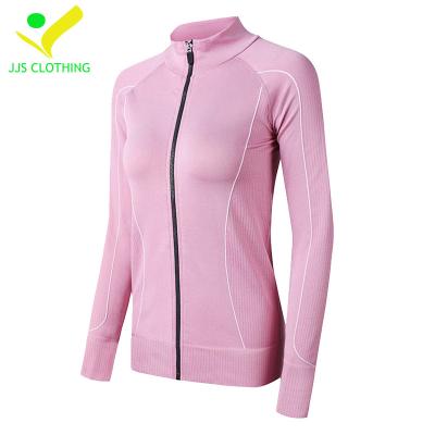 China Wholesale High Quality Polyester Long Sleeve Wicking Running Anti-Wrinkle Moisture Top for sale